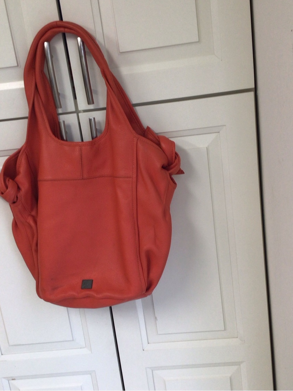 Kooka Women’s Orange Soft Leather Shoulder Bag – Stylish Everyday Tote - Picture 3 of 10